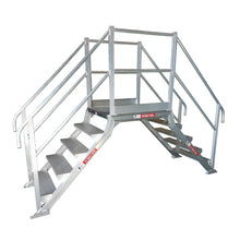 Modular Step-over 45 Degree Stairs 