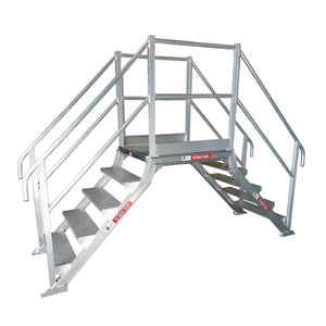 Modular Step-over 45 Degree Stairs 