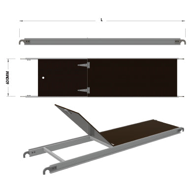 Aluminium Access Deck - Tubular - SafeSmart Access
