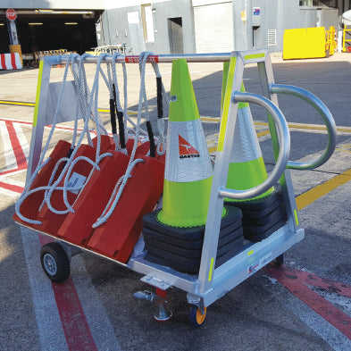 Aviation Chock Trolley 