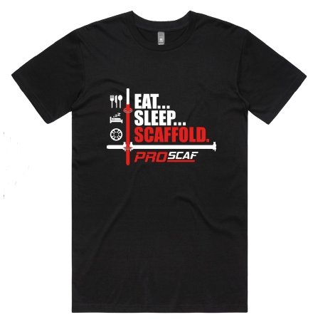 Proscaf Eat, Sleep, Scaffold T-Shirt