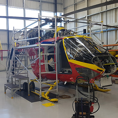 Maintenance Platform for R44 Robinson and BK177 Helicopter 